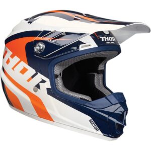 Thor Youth Richochet Blue/Orange Helmet