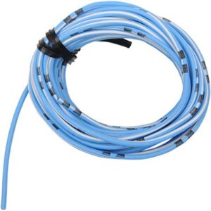 Shindy Products Colored Wire OEM - 14A - 13 Foot - SKY BLUE/WHITE - (2120-0292)