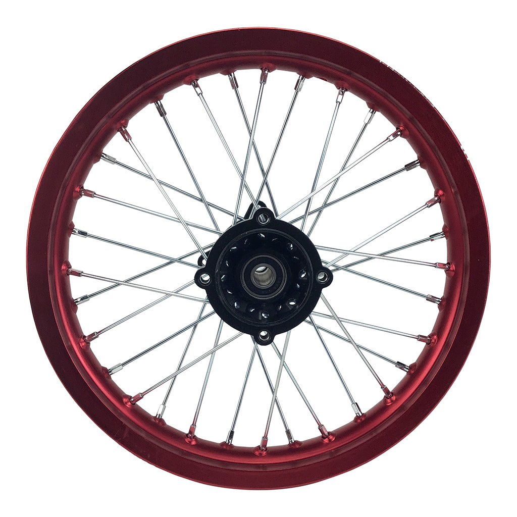 Rim Wheel - Rear - 14.0 x 1.85 Inch - 15mm ID - Tao Tao DB17 Dirt Bike - RED - Image 3