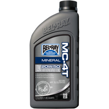 Bel-Ray 4-Stroke SAE Mineral Oil - 20W-50 (3601-0639)