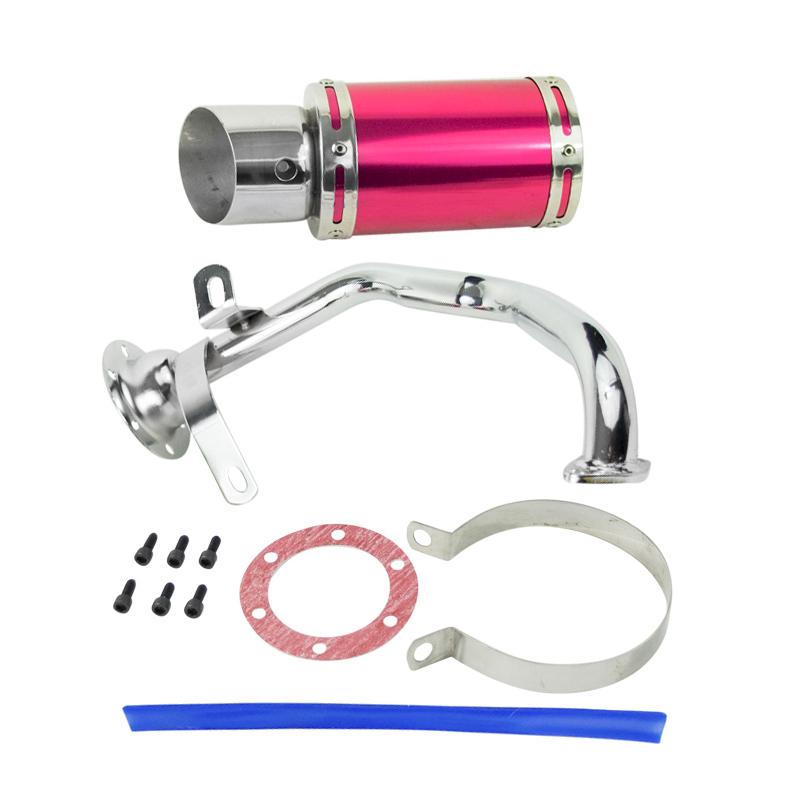 Exhaust System / Muffler for GY6 150cc Scooter - RED